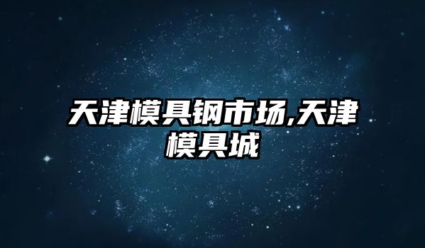 天津模具鋼市場,天津模具城