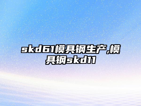 skd61模具鋼生產(chǎn),模具鋼skd11